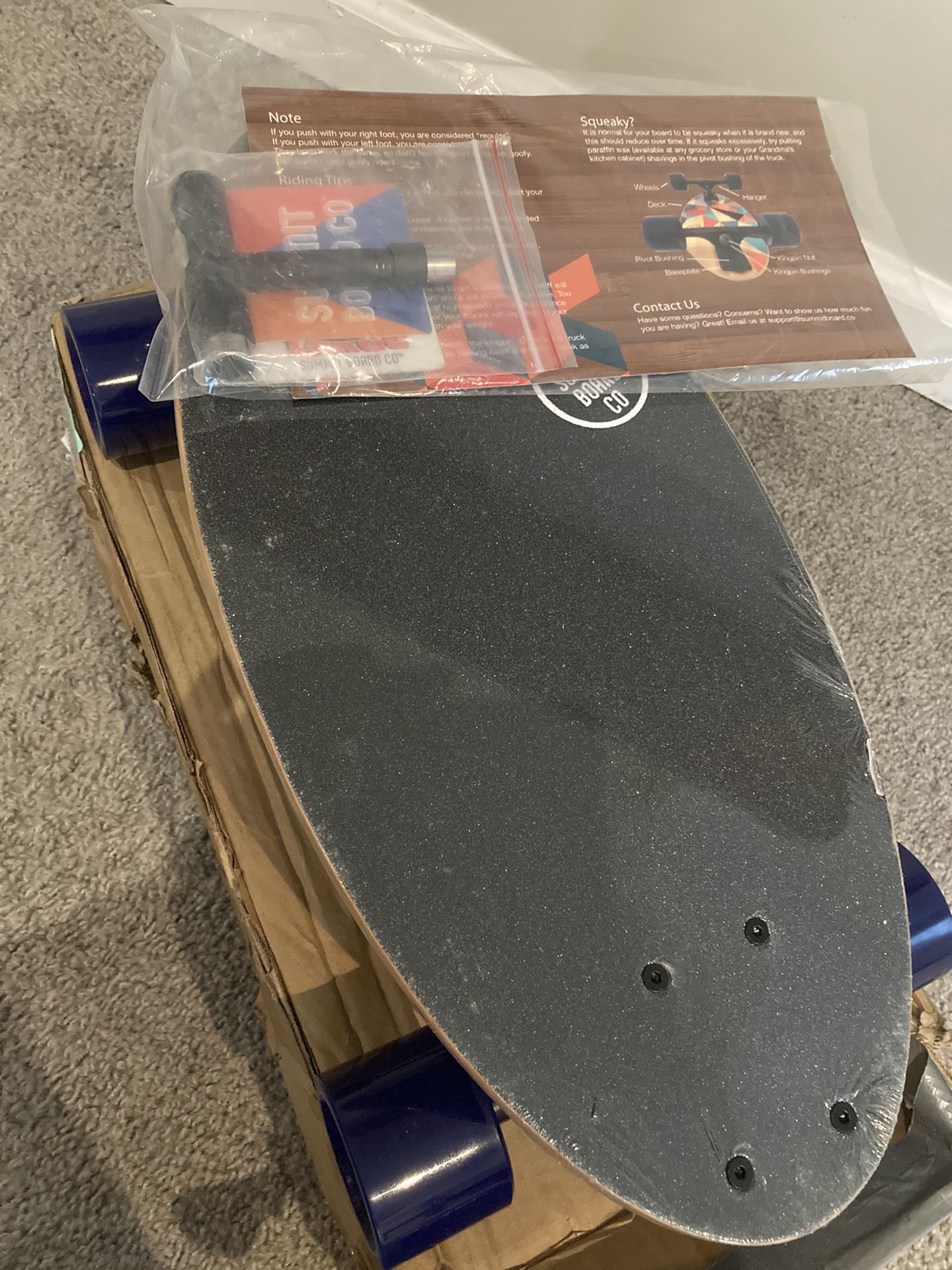 Summit Skateboard - Short Board - New 