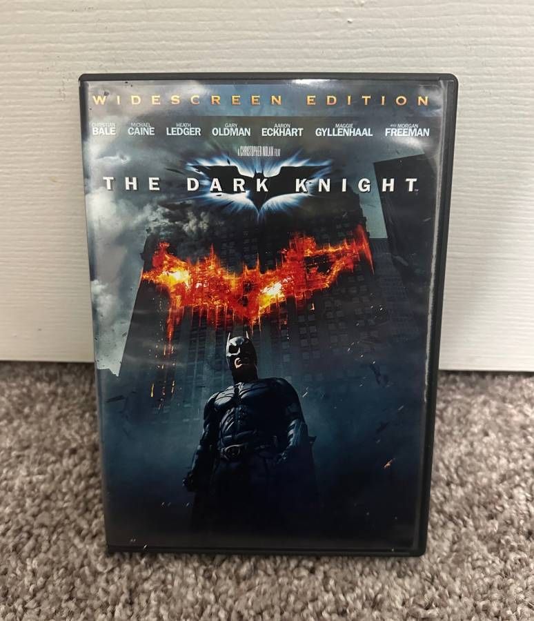 Batman The Dark Knight DVD Full Screen Edition 2008 Christian Bale Heath Ledger