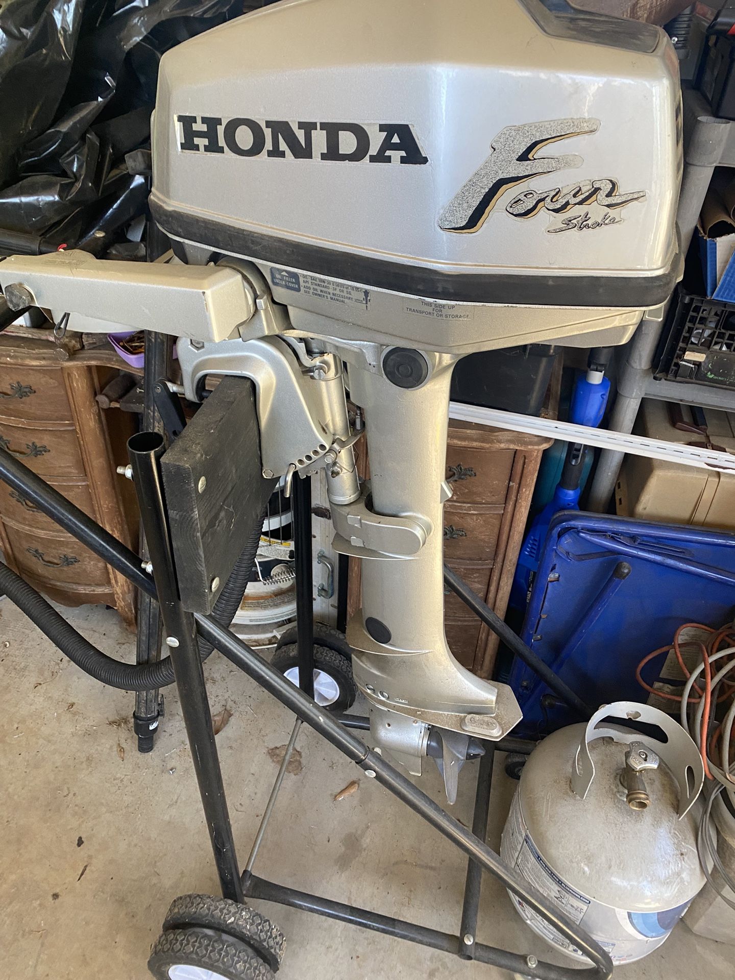 Honda Five horse four stroke With Stand