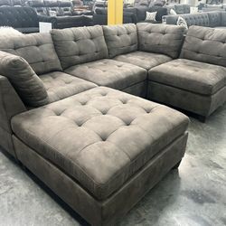 Brand New Gray Modular Sectional