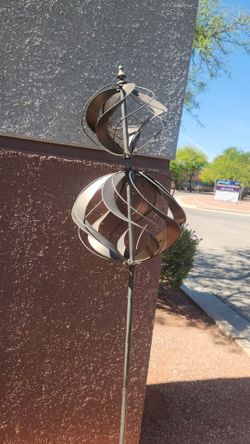 Metal garden decor