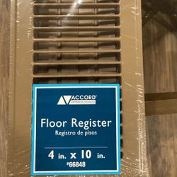 4” X 10” Floor Register