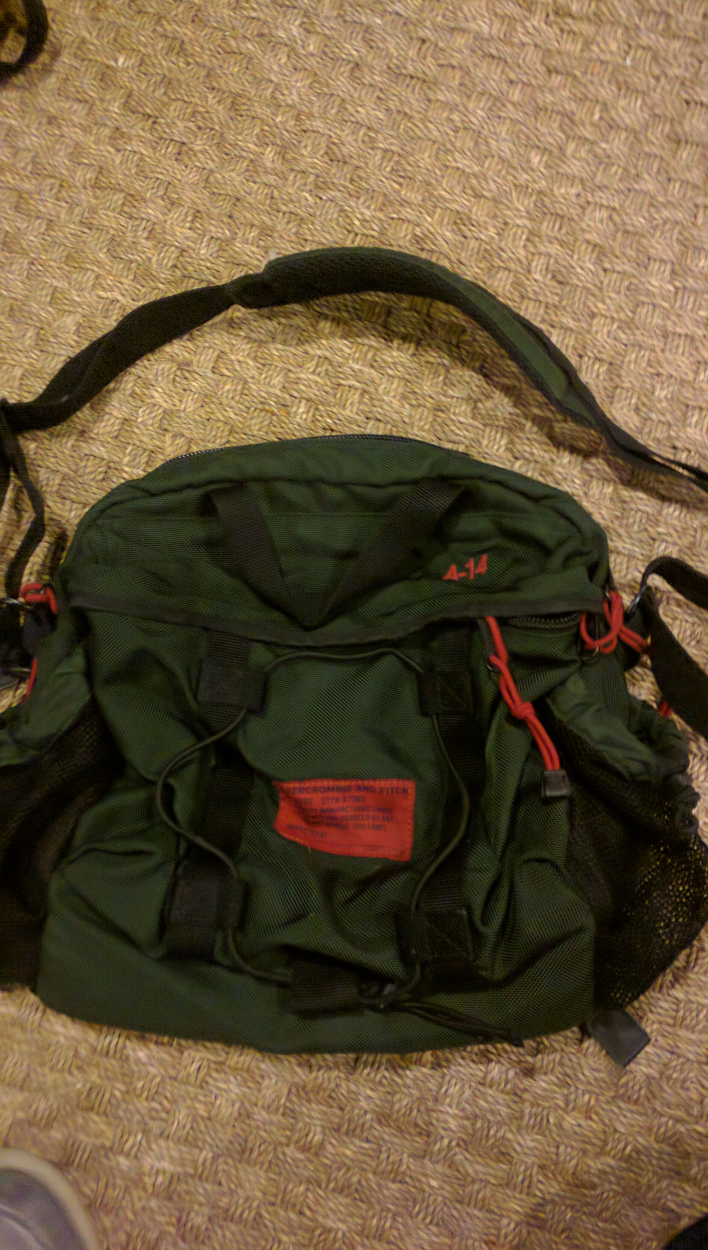 Rare Abercrombie A-14 shoulder bag backpack