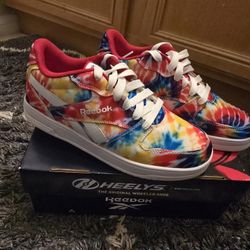Heely Reebok Tie Dye Shoes Size 8 Men 9 Women