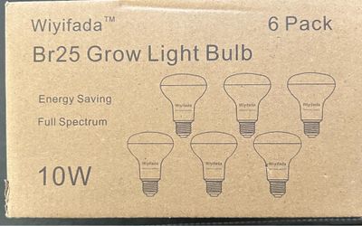 BR25 Grow Light Bulbs 6-pack