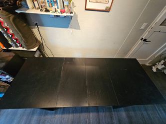 Ikea black table