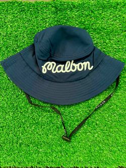 Malbon Golf Bucket Hat - SIZE M/L -Navy