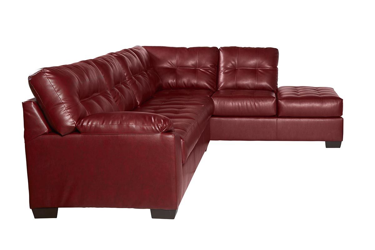 🇺🇸HUGE Blowout Furniture Sale!🇺🇸 Brand New Faux Leather Red Sectional! $50 Down Takes It Home Today!