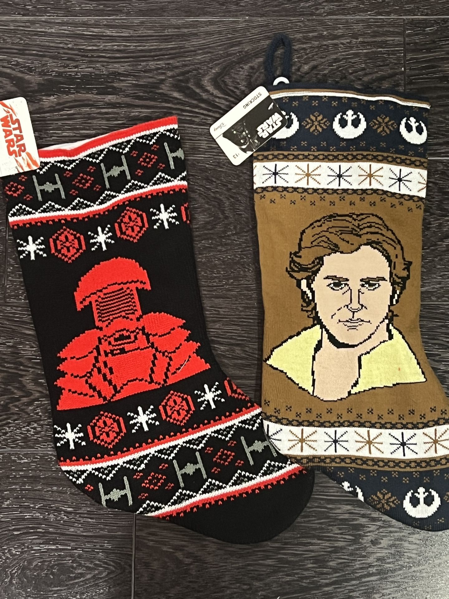 Star Wars The Last Jedi Praetorian Guard & Hans Solo Christmas Knit Stocking