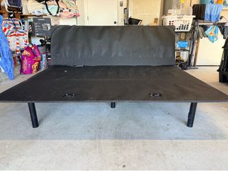 Adjustable King Bed Base with Headboard Bracket