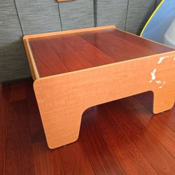 Toddler Activity Snack  Table Hard Wood Surface