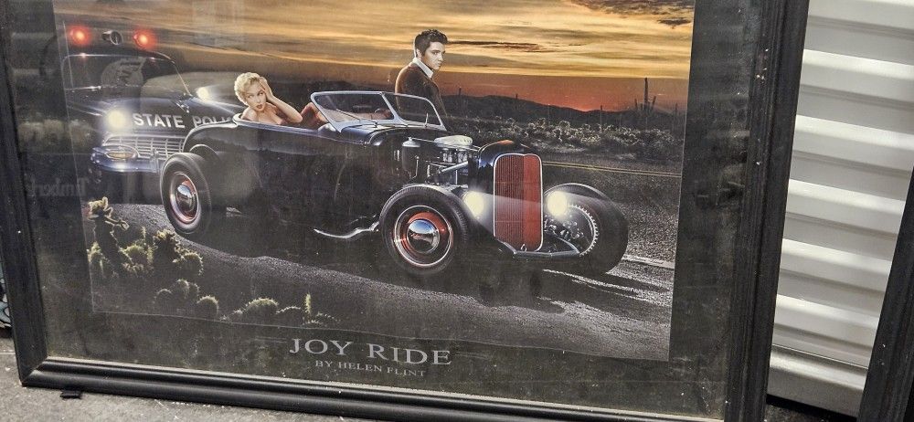 Vintage Posters In Frames 