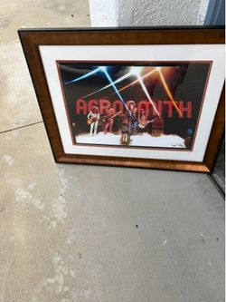 Aerosmith James Fortune Signed Limited Edition Photo 56 of 275 Framed