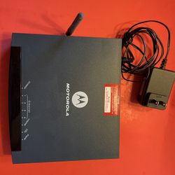 MOTOROLA Business Wireless DSL Modem 4-Port Gateway 3347-02-1022 Router  AT&T