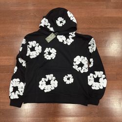 Denim Tears White and Black Hoodie