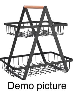 2 Tier Countertop Fruit Basket