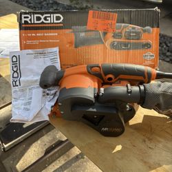 Ridgid Heavy Duty Variable Speed 3" X 18" Belt Sander-R2740- 6.5 Amp, New/Open Box, Dust Bag, 8’ Cord, Belt