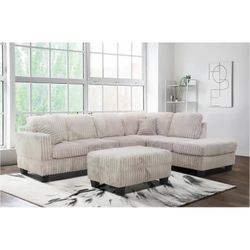 Sectional Sofa With Ottoman 