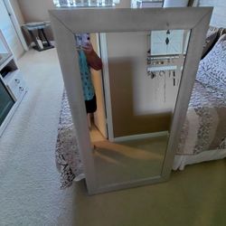 Large Silver Mirror 