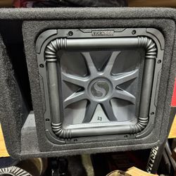 12 Inch Subwoofer L7 Ported Kicker  Box  + JL 1000 Watt Amp