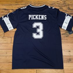 $40 stitch  Pickens, Navy Trevon Diggs Dallas Cowboys Jersey #7 Or Lamb