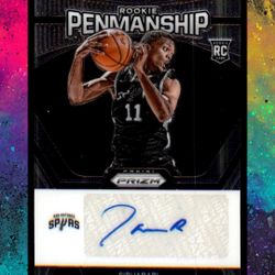 Sir’Jabari Rice Panini Prizm Penmanship Rookie Auto – Spurs