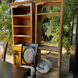 Oak Book Shelves - Handmade
