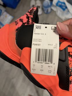 Adidas Harden Vol. 4 Signal Coral Basketball Shoes FV4151  display picture 1