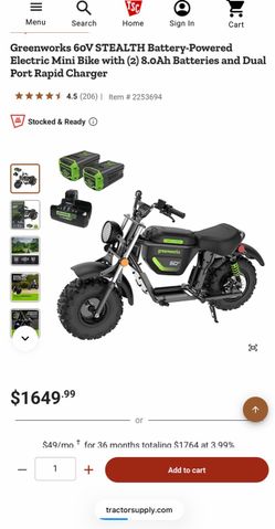 Electric Mini bike
