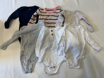 Baby long sleeve bodysuit bundle