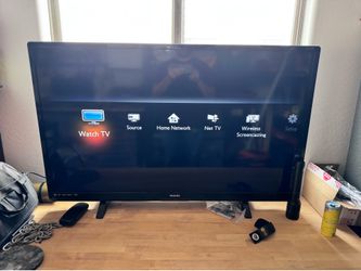 Phillips 50” 4K TV.