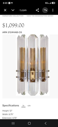 AERIN-
Bonnington Wall Sconce