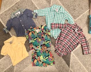 Baby Boy Dress Shirts And Summer Outfit