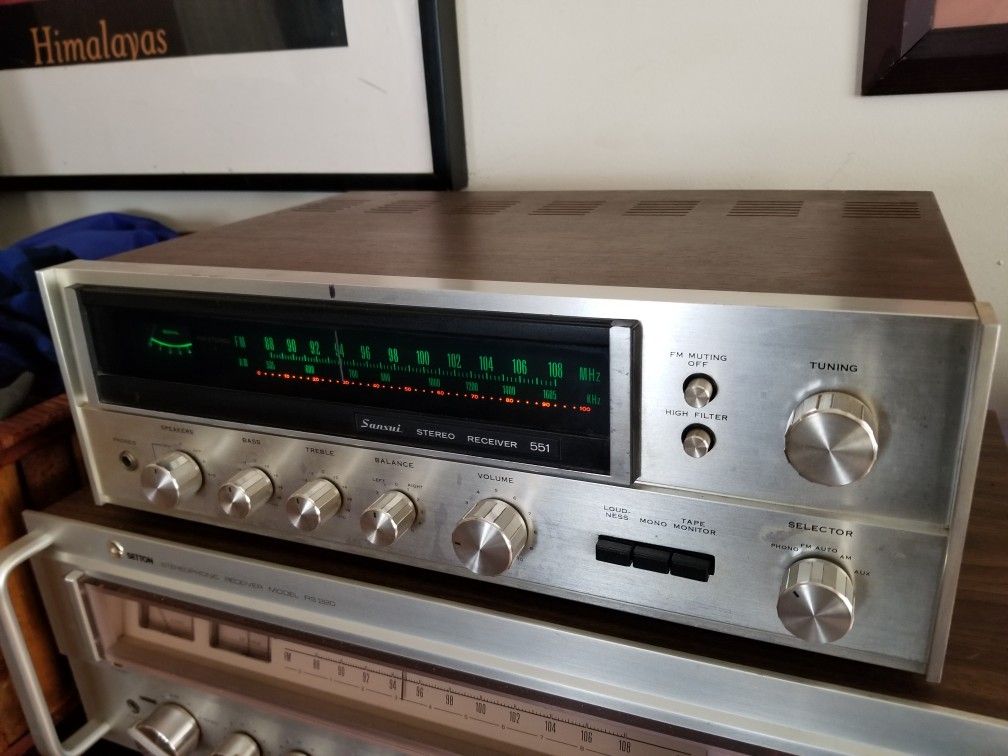 Vintage Sansui 551 Receiver