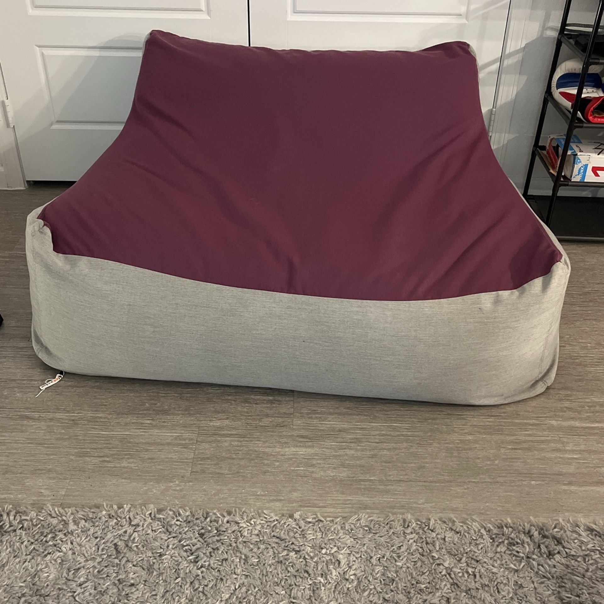 Jaxx Lavista Outdoor Bean Bag Loveseat / Modern Patio Sofa