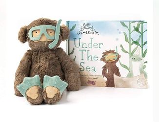 SLUMBERKINS Under the Sea Book and Plush Toy New