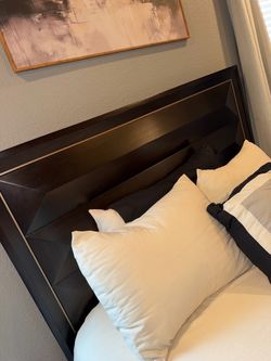 Bed frame chocolate brown