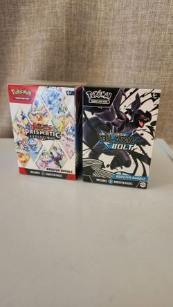 Pokemon Prismatic Evolutions Black Bolt Booster Bundle