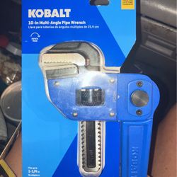 Kobalt 10 In 1 Angle Pipe Wrench