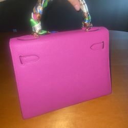 Purple Kelly Bag 