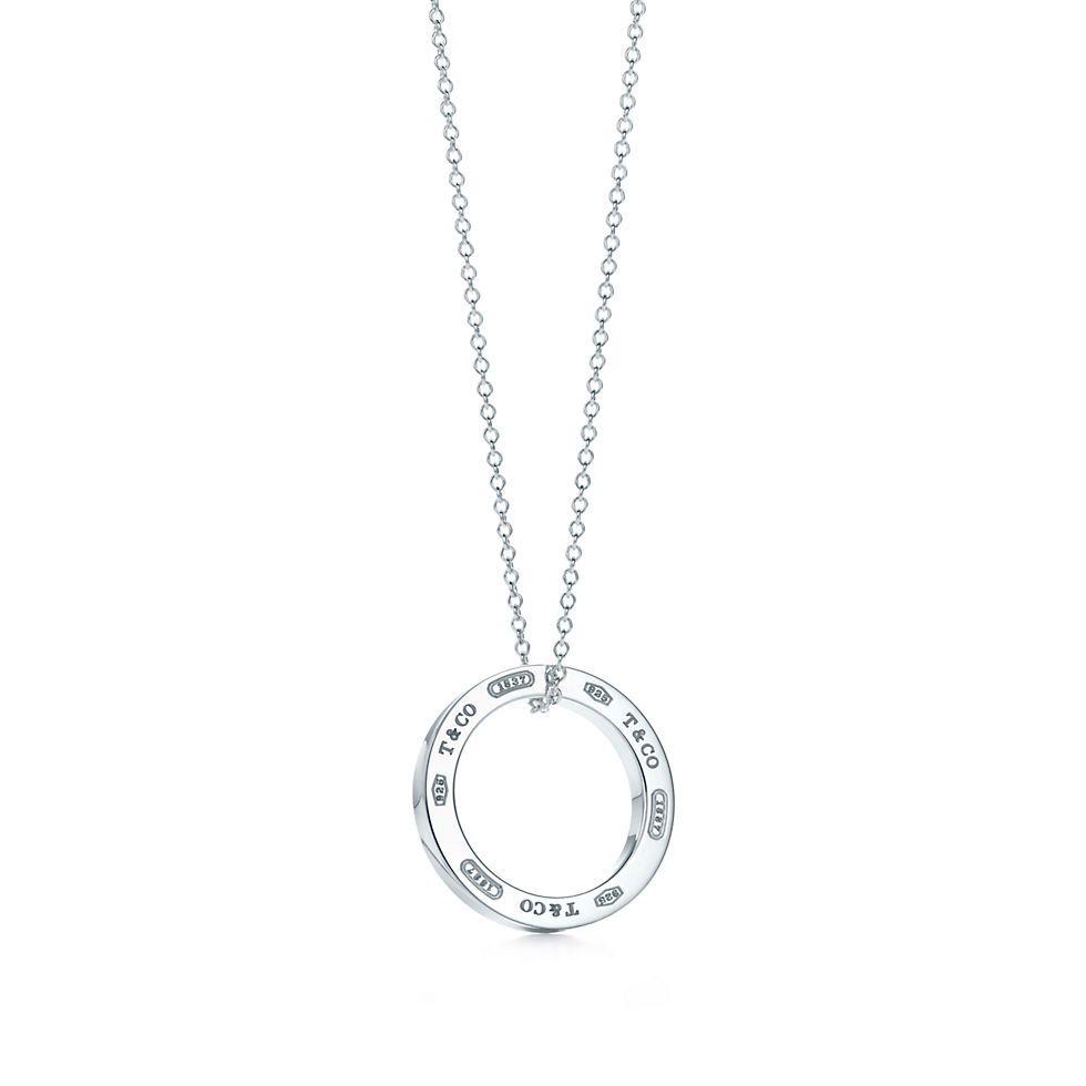 Tiffany Circle Pendant Necklace