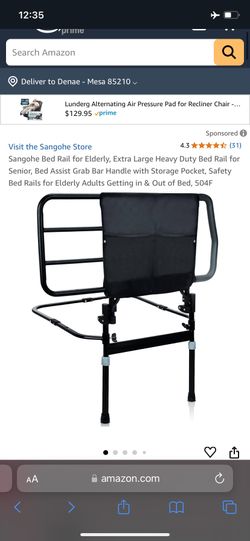 Sangohe Bed Rail Extra Large Heavy Duty 