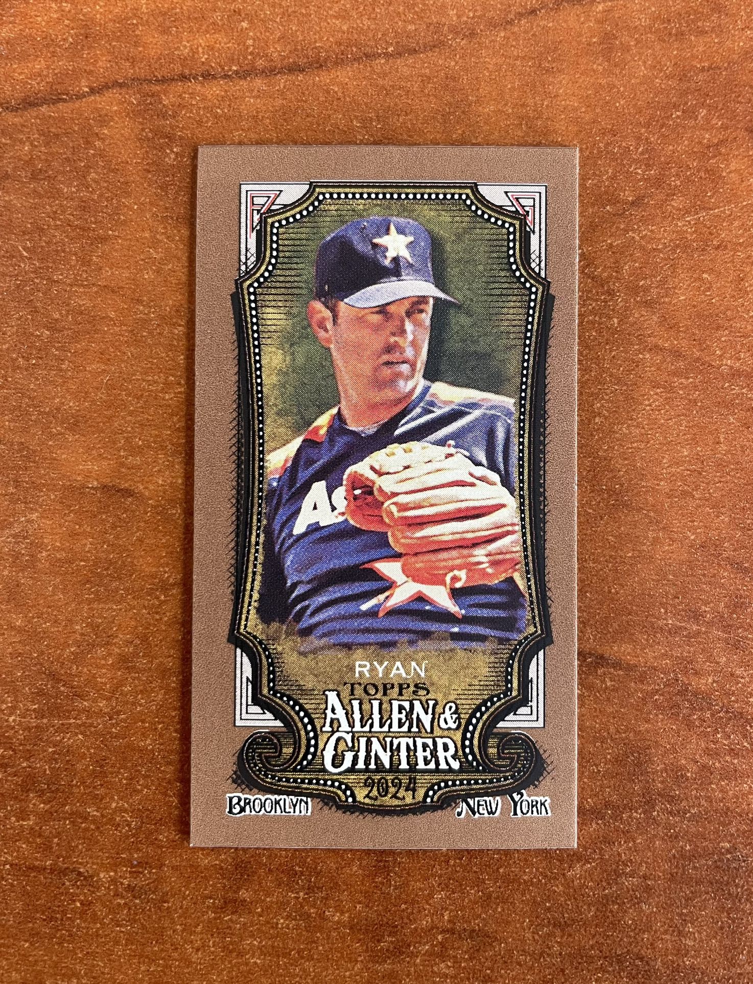 TOPPS 2024 ALLEN & GINTER NOLAN RYAN [Gold Border Mini] #131