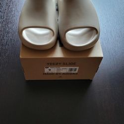 Adidas Yeezy Slides Size 9 / 10 / 12 – Pure– Brand New w/ Box