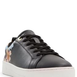 Ted Baker London Alison Leather Lace-Up Floral Sneakers. New. Size 6. 7. 8,5