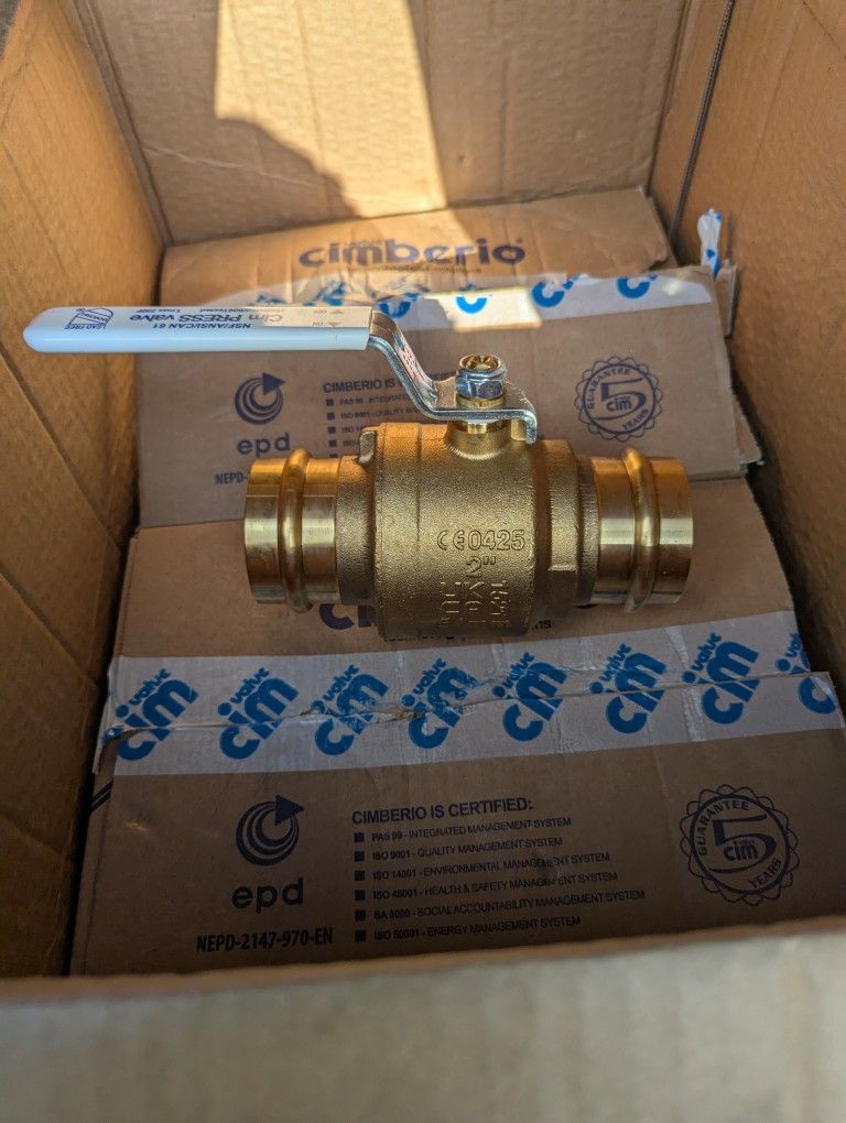Valve Water 2" Copper