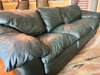 Leather furniture set