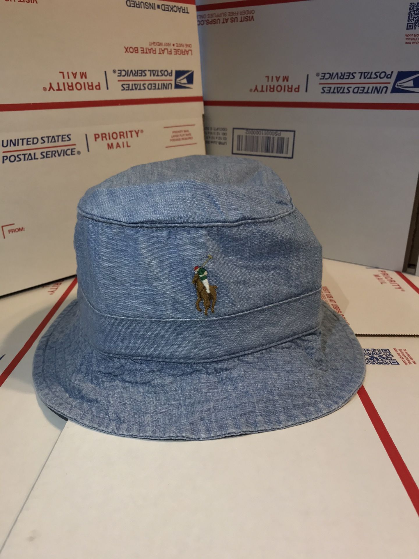 polo ralph lauren chambray bucket hat