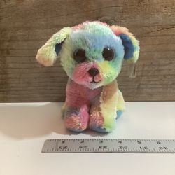 Rainbow Tie Dye Plush Ty Beanie Baby *New With Tags Thumbnail