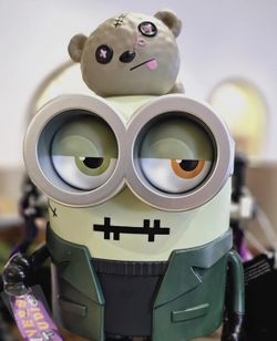 2024 UNIVERSAL HHN HALLOWEEN HORROR NIGHTS MINIONS MONSTER POPCORN BUCKET TALKS